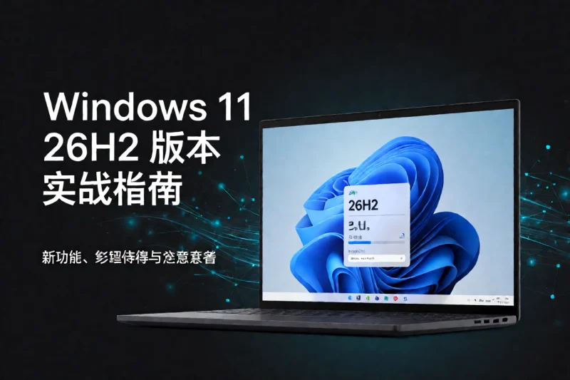 Windows 11 26H2 升级全攻略:新功能详解、平滑迁移步骤与避坑指南-网创星球