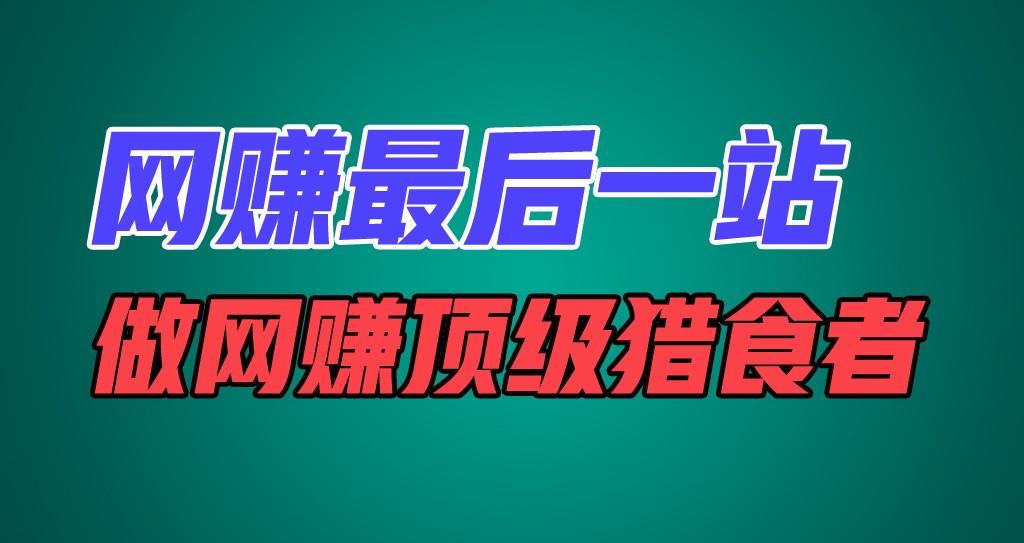 网赚最后一站,卖项目,做网赚顶级猎食者-网创星球