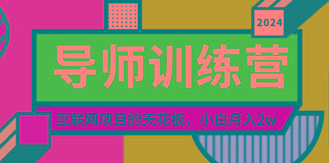 《导师训练营》精准粉丝引流的天花板，小白月入2w-网创星球