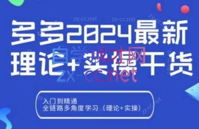 拼多多2024最新规则理论结合实际的干货-网创星球
