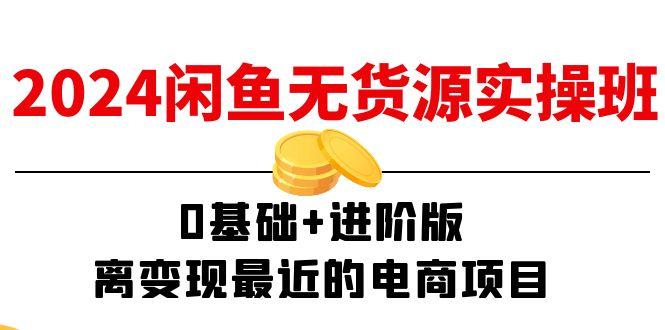 2024闲鱼-无货源实操班:0基础+进阶版,离变现最近的电商项目(15节-网创星球