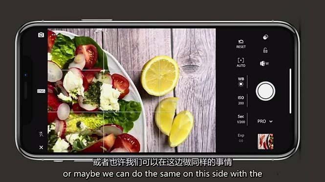 iPhone 美食摄影-掌握美食摄影造型-构图和编辑艺术-21节课-中英字幕-网创星球